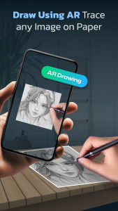 اسکرین شات 2 برنامه Draw Easy: AR Trace & Sketch