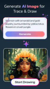 اسکرین شات 2 برنامه Draw Easy AI: AR Trace Sketch