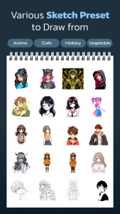 اسکرین شات 5 برنامه Draw Easy AI: AR Trace Sketch