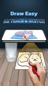 اسکرین شات 1 برنامه Draw Easy: AR Trace & Sketch