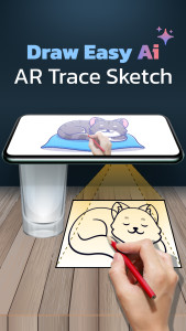 اسکرین شات 1 برنامه Draw Easy AI: AR Trace Sketch