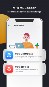 اسکرین شات برنامه HTML / MHTML Viewer 5