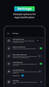 اسکرین شات 6 برنامه App Notification Edge Lighting