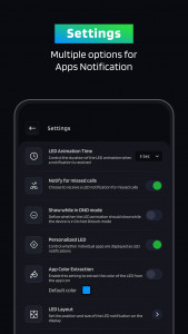 اسکرین شات برنامه App Notification Edge Lighting 6