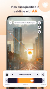 اسکرین شات 2 برنامه Solar & Sun Position Tracker