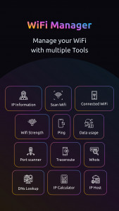 اسکرین شات 1 برنامه WiFi Manager & Data Monitor