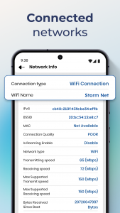 اسکرین شات 5 برنامه Network Wi-Fi Info & SIM Tools