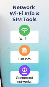 اسکرین شات 2 برنامه Network Wi-Fi Info & SIM Tools