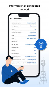 اسکرین شات برنامه Network Wi-Fi Info & SIM Tools 4