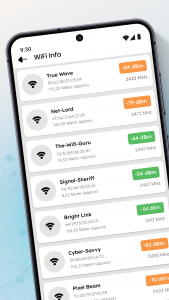 اسکرین شات 1 برنامه Network Wi-Fi Info & SIM Tools
