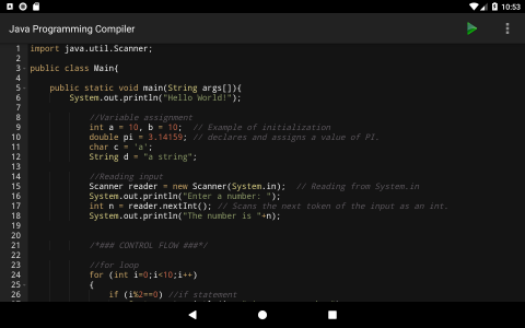 اسکرین شات برنامه Jedona - Compiler for Java 6