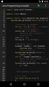 اسکرین شات برنامه Jedona - Compiler for Java 1