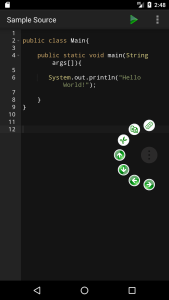اسکرین شات 3 برنامه Jedona - Compiler for Java