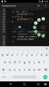 اسکرین شات 3 برنامه Kotlin Programming Compiler
