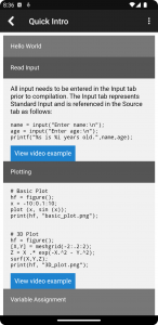 اسکرین شات برنامه Madona: Run Matlab/Octave code 4