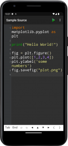 اسکرین شات برنامه Python Programming Interpreter 1