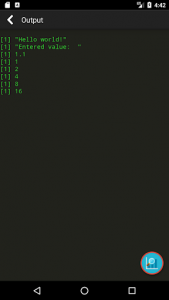 اسکرین شات برنامه R Programming Compiler 2