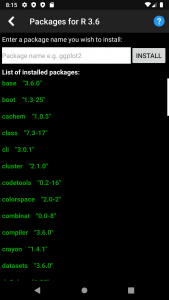اسکرین شات برنامه R Programming Compiler 5