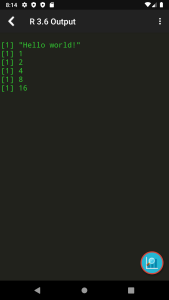 اسکرین شات 3 برنامه R Programming Compiler
