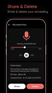 اسکرین شات 7 برنامه Hearing Clear: Sound Amplifier