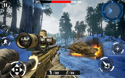 اسکرین شات بازی Gun Games:Sniper Shooting Game 2