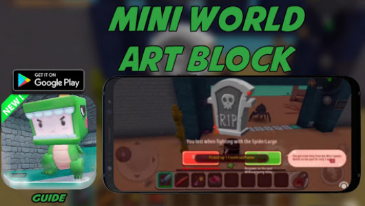 اسکرین شات برنامه Mini Free World Art online Block Walkthrough MWBA 2