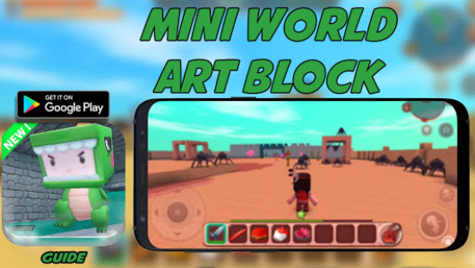 اسکرین شات برنامه Mini Free World Art online Block Walkthrough MWBA 3