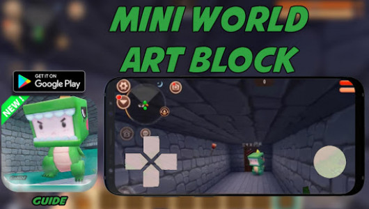 اسکرین شات برنامه Mini Free World Art online Block Walkthrough MWBA 1