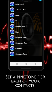 اسکرین شات 4 برنامه Notification Ringtones