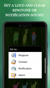 اسکرین شات 3 برنامه Dinosaur Ringtones