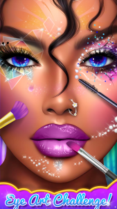 اسکرین شات 4 بازی Eye Art Salon Makeup Challenge