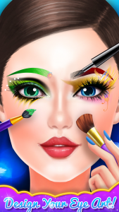 اسکرین شات 3 بازی Eye Art Salon Makeup Challenge