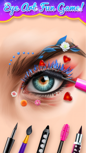 اسکرین شات 1 بازی Eye Art Salon Makeup Challenge