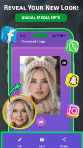 اسکرین شات برنامه AI Time Machine for Face Age 8