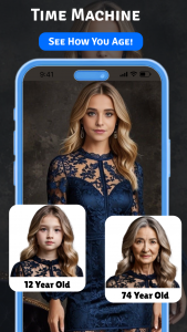 اسکرین شات برنامه AI Time Machine for Face Age 2