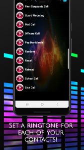 اسکرین شات 4 برنامه LOUD Bugle Ringtones
