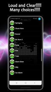 اسکرین شات برنامه Loudest Alarm Ringtones 5