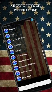 اسکرین شات 4 برنامه Military Ringtones