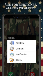 اسکرین شات 3 برنامه Military Ringtones