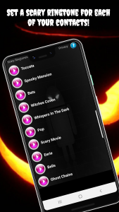 اسکرین شات 4 برنامه Scary Ringtones
