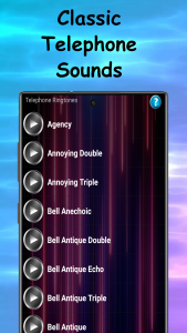 اسکرین شات برنامه Telephone Ringtones 1