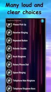 اسکرین شات برنامه Telephone Ringtones 4