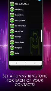 اسکرین شات 4 برنامه Super Funny Ringtones