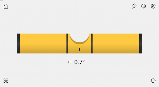 اسکرین شات 1 برنامه Bubble Level : Surface Level