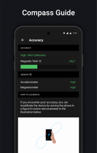 اسکرین شات 5 برنامه Digital Compass