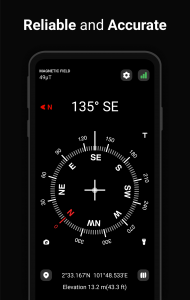 اسکرین شات 1 برنامه Digital Compass
