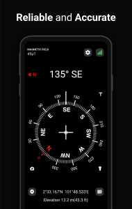اسکرین شات 1 برنامه Digital Compass