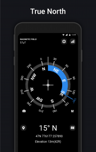 اسکرین شات برنامه Digital Compass 4