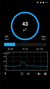 اسکرین شات 2 برنامه Metals Detector: EMF detector