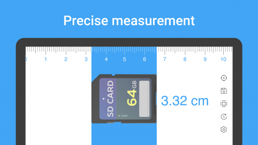 اسکرین شات برنامه Digital Ruler : Inches & cm 3